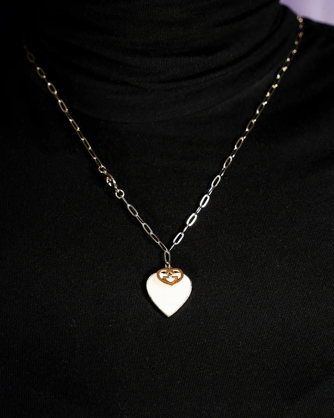 Gucci Heart necklace - Salty Accessories