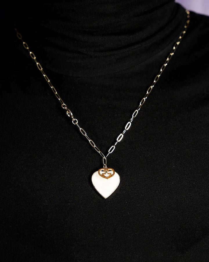Gucci Heart necklace - Salty Accessories