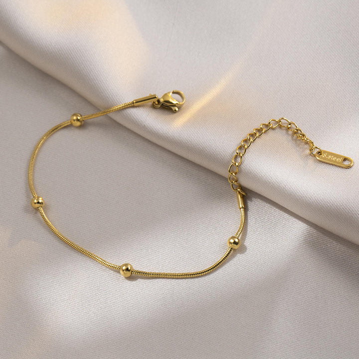 Orb Glow Minimal Anklet