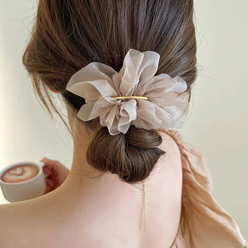 Ruffle Hair Pin