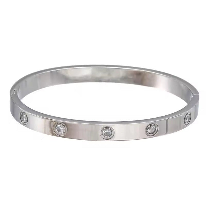 Cartier Diamond Band - Silver - Salty Accessories