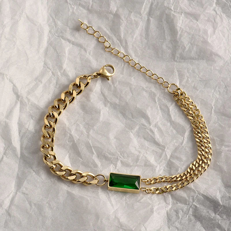 Serene Emerald Bracelet - Salty Accessories