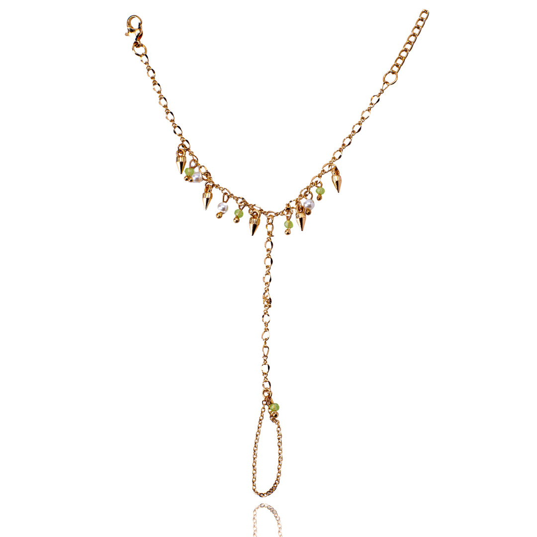 Arabella Pearl Hand Chain - Salty Accessories