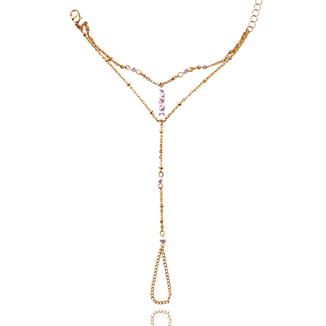 Anastasia Glam Hand Chain - Salty Accessories