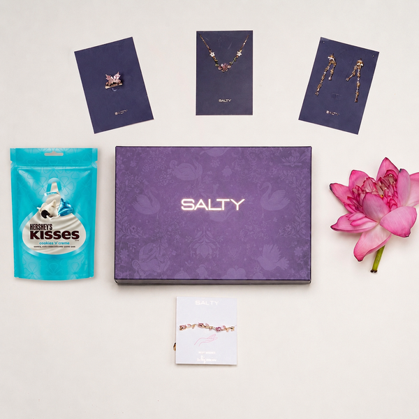 Sister Floral Butterfly Jewelry Gift Box