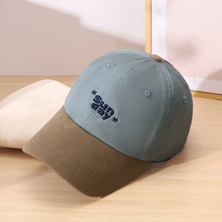 Sunday 2-Tone Blue Beige Cap
