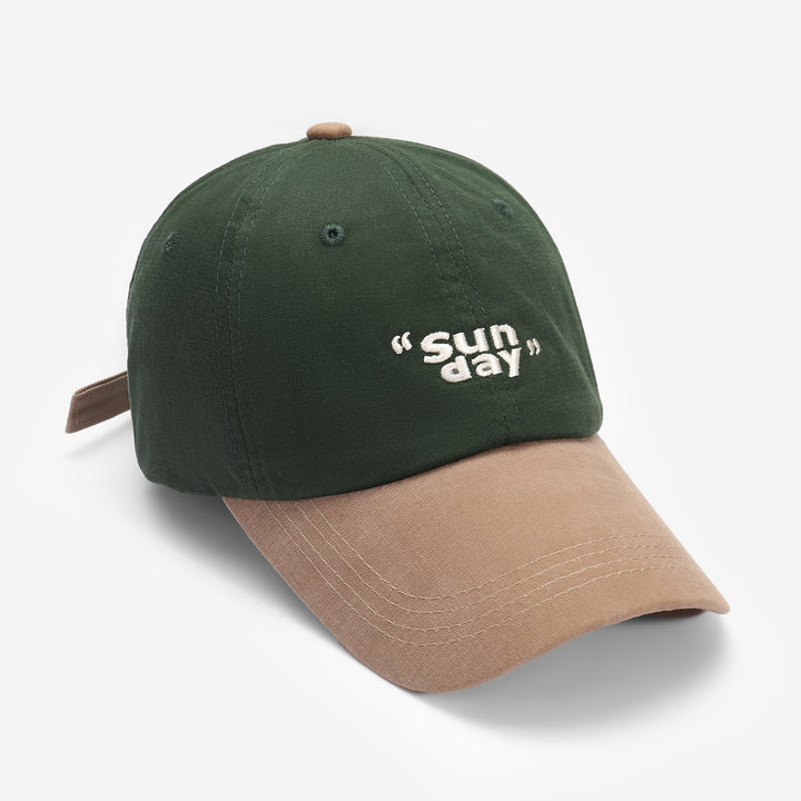 Sunday 2-Tone Green Brown Cap