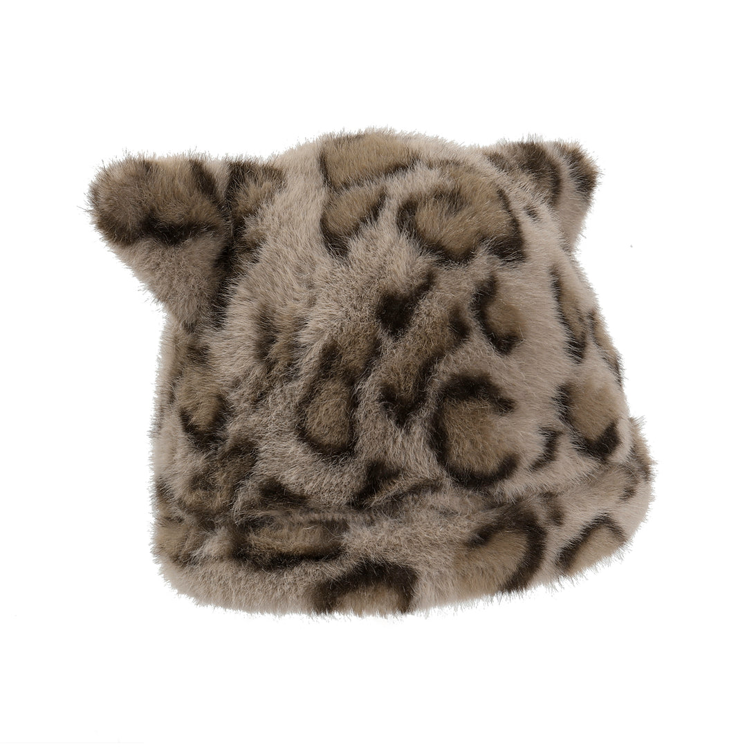 BearHug Plush Winter Cap - Light Brown