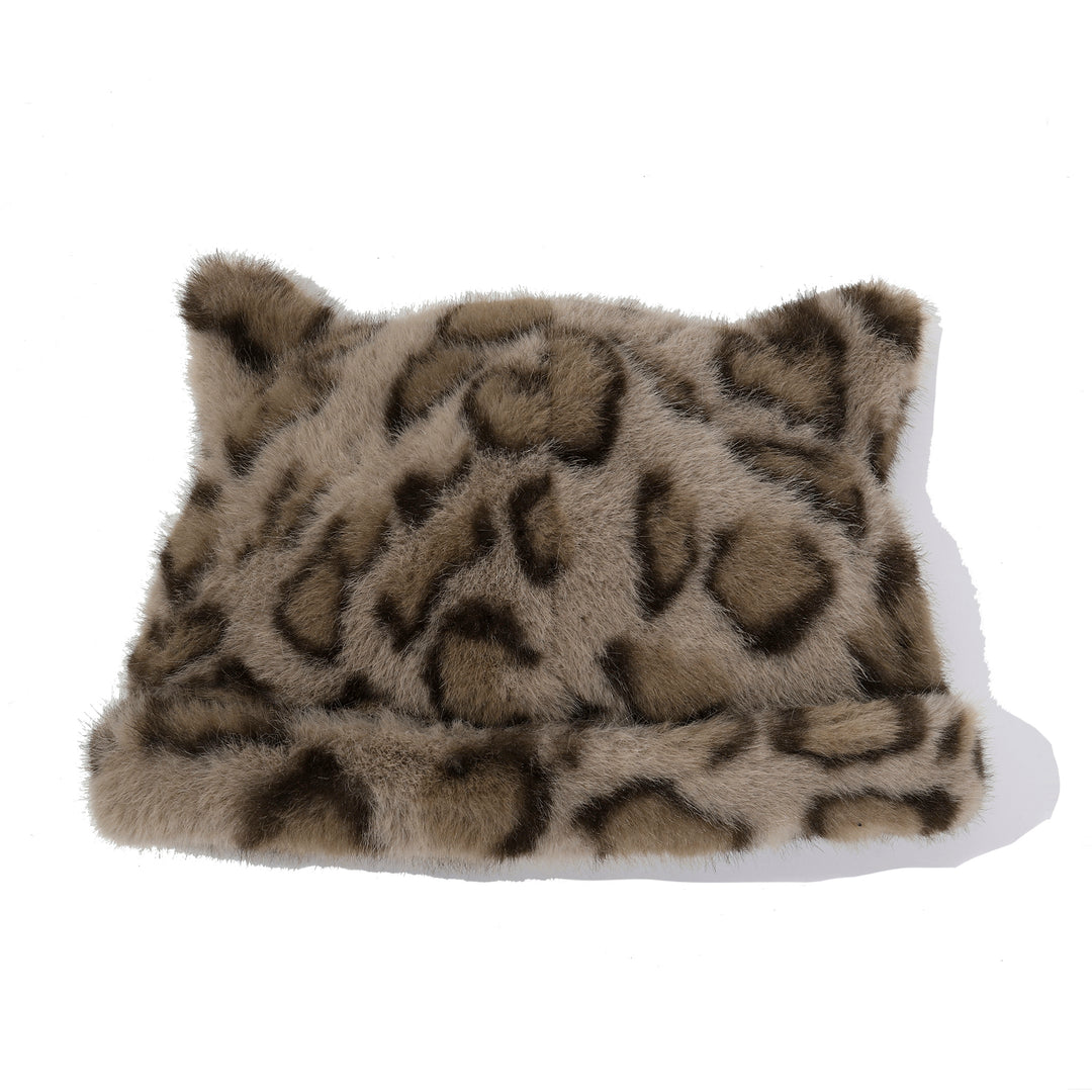 BearHug Plush Winter Cap - Light Brown