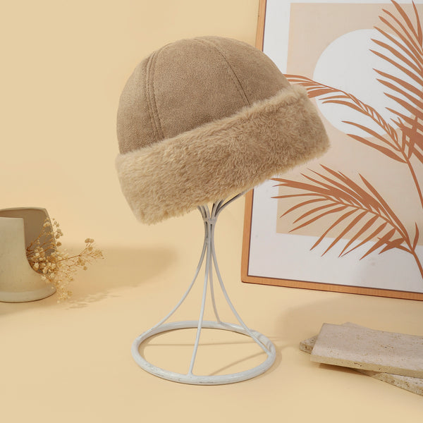 UrbanFur Roll-Brim Winter Cap