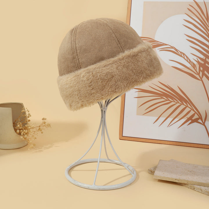 UrbanFur Roll-Brim Winter Cap