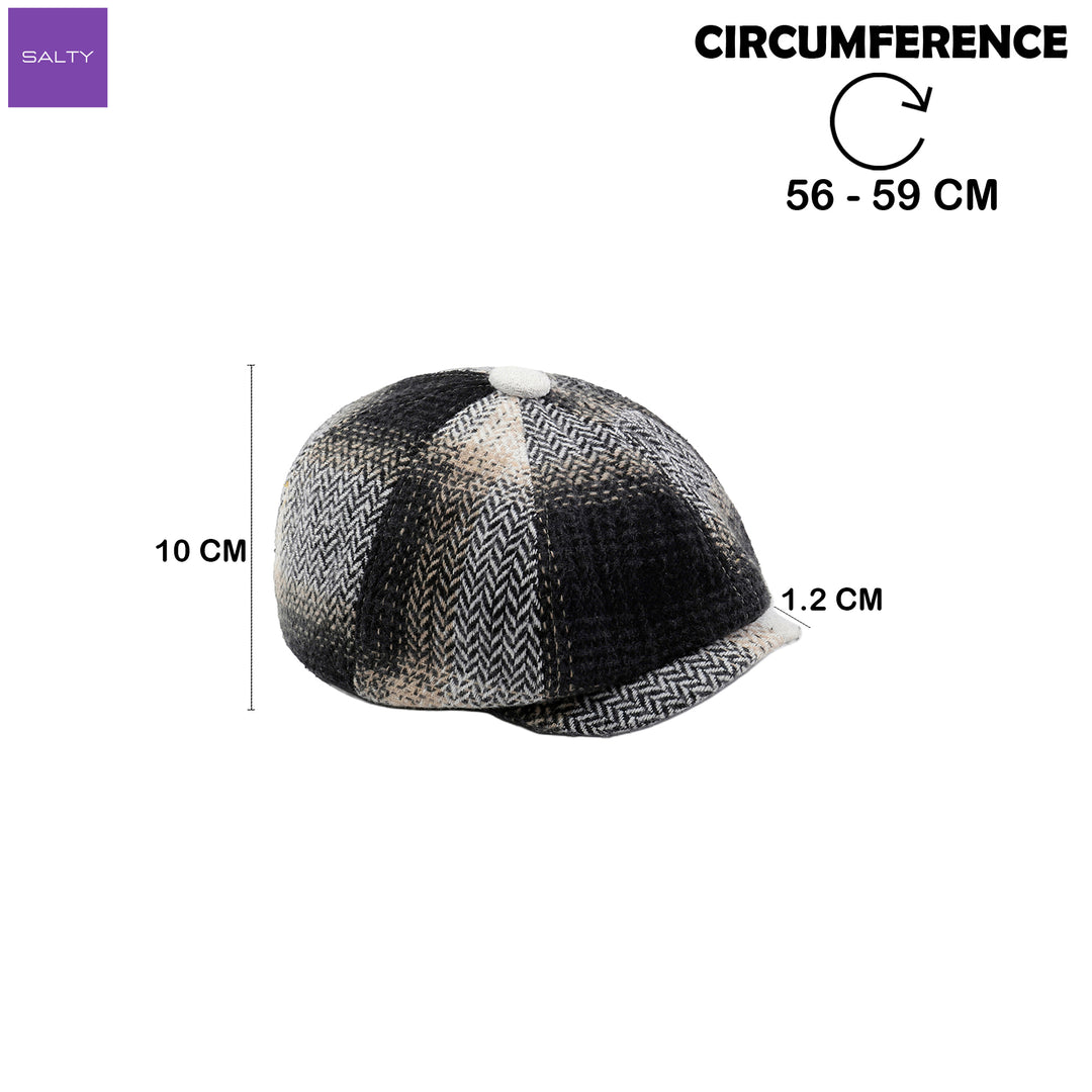 The Gatsby Tweed Cap - Grey