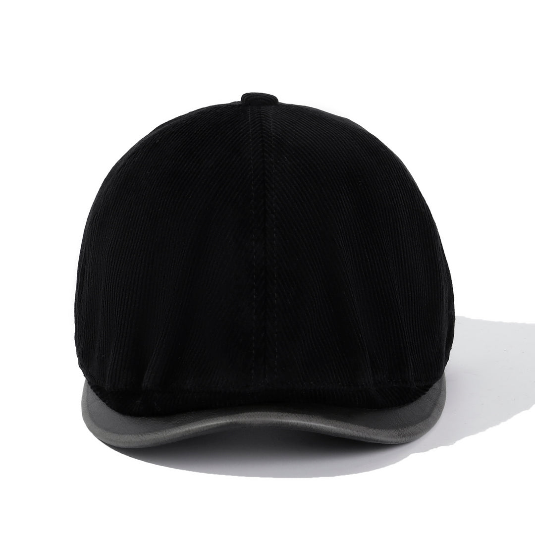 The Gatsby Corduroy Cap - Black