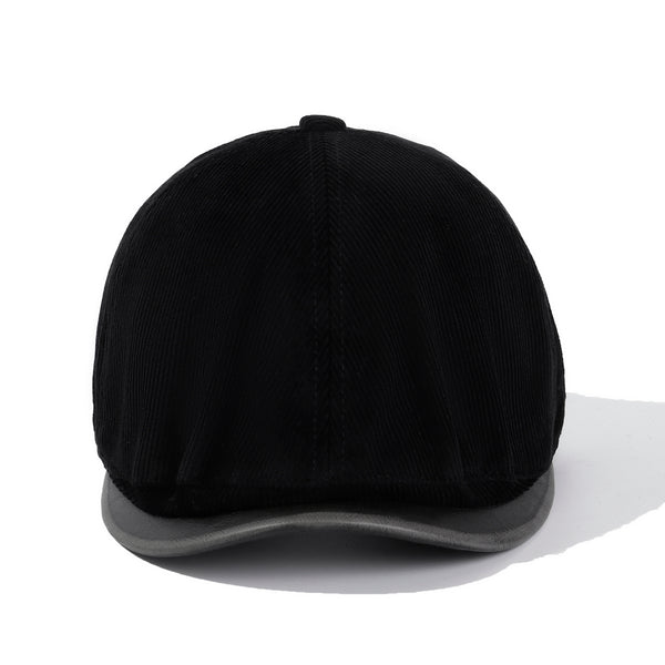 The Gatsby Corduroy Cap - Black