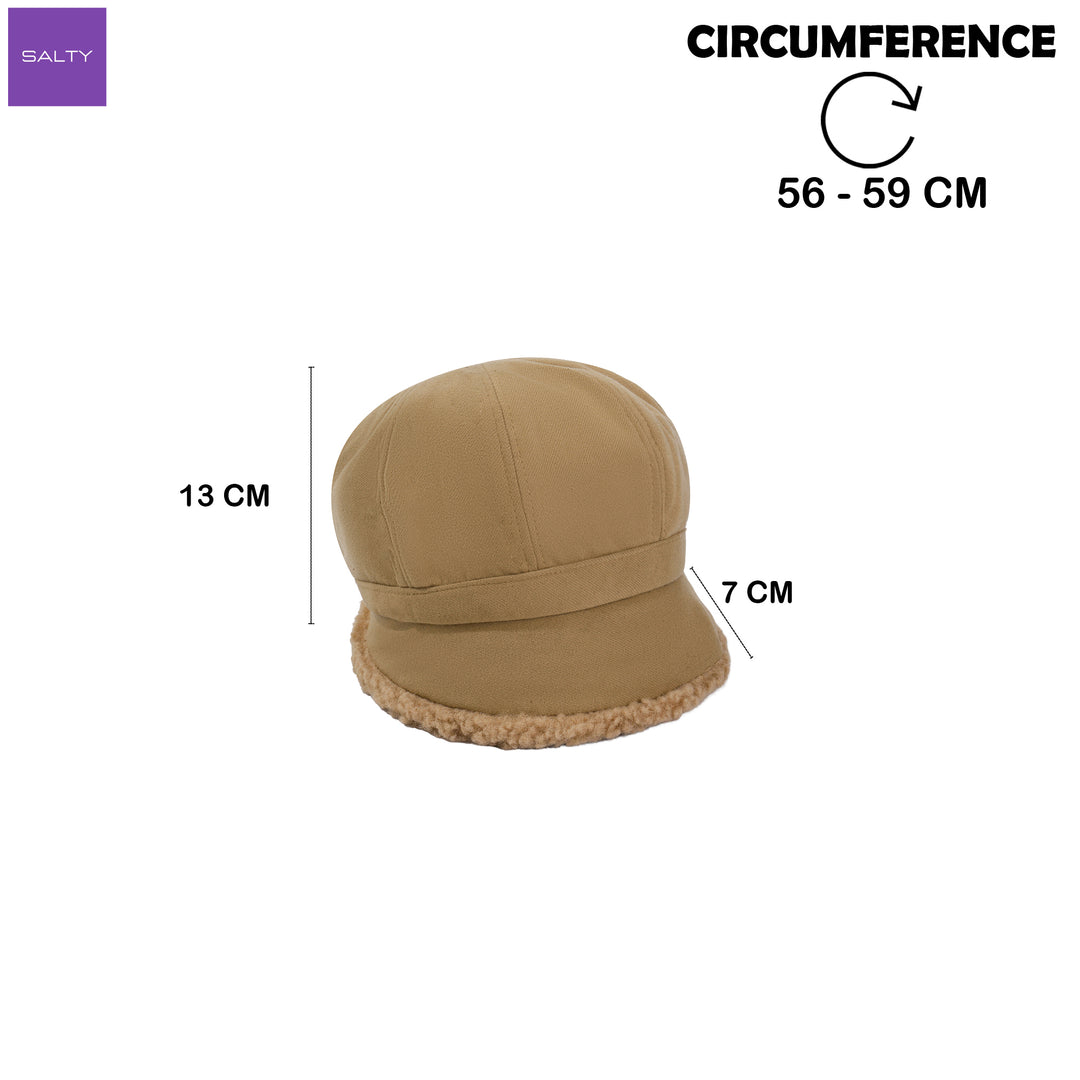 Cold Days Baker Boy Cap - Brown