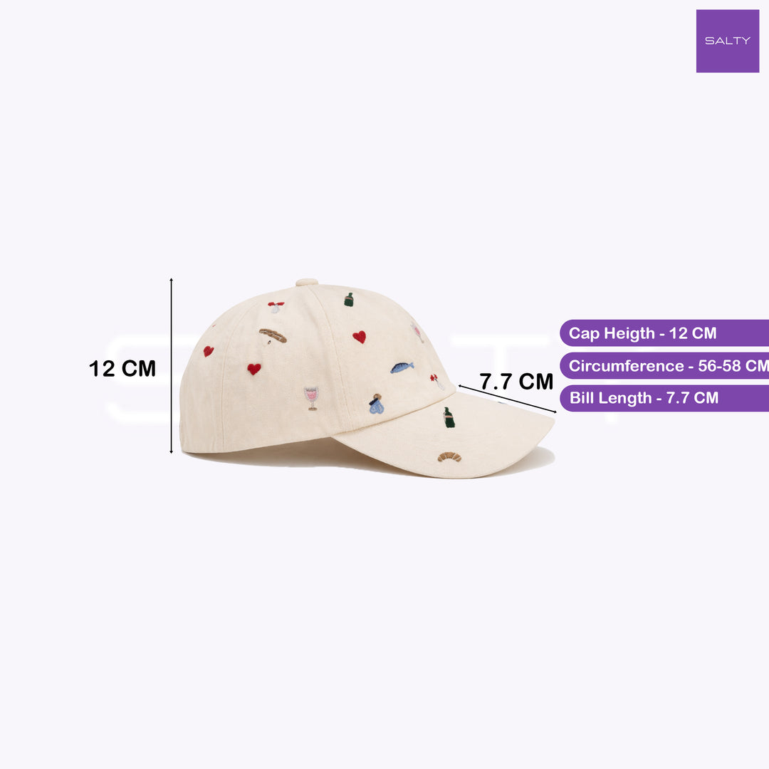 “La Vie Leisure” Cotton Embroidered Cap