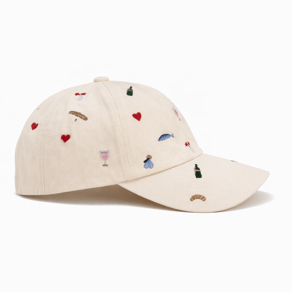 “La Vie Leisure” Cotton Embroidered Cap