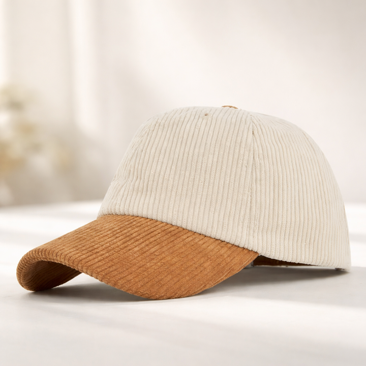 Honeycomb Duo Corduroy Cotton Baseball Cap