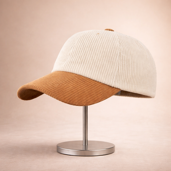 Honeycomb Duo Corduroy Cotton Baseball Cap