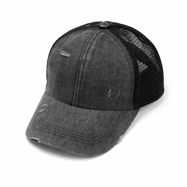 Shadow Edge Distressed Trucker Cap