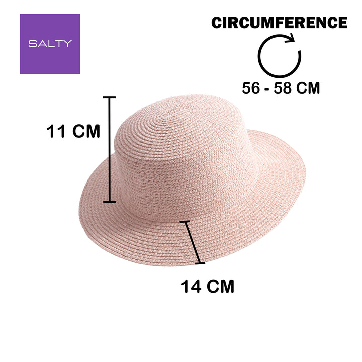 Peony Perch Straw Hat