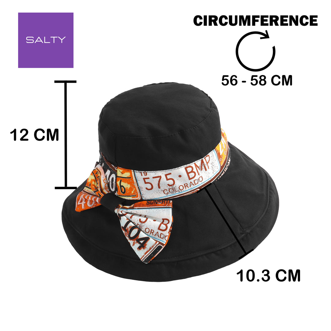 Satin Eclipse Bucket Hat