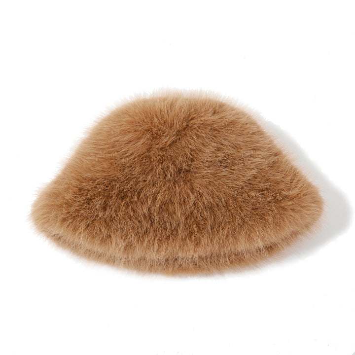 Mink Touch Winter Hat - Brown