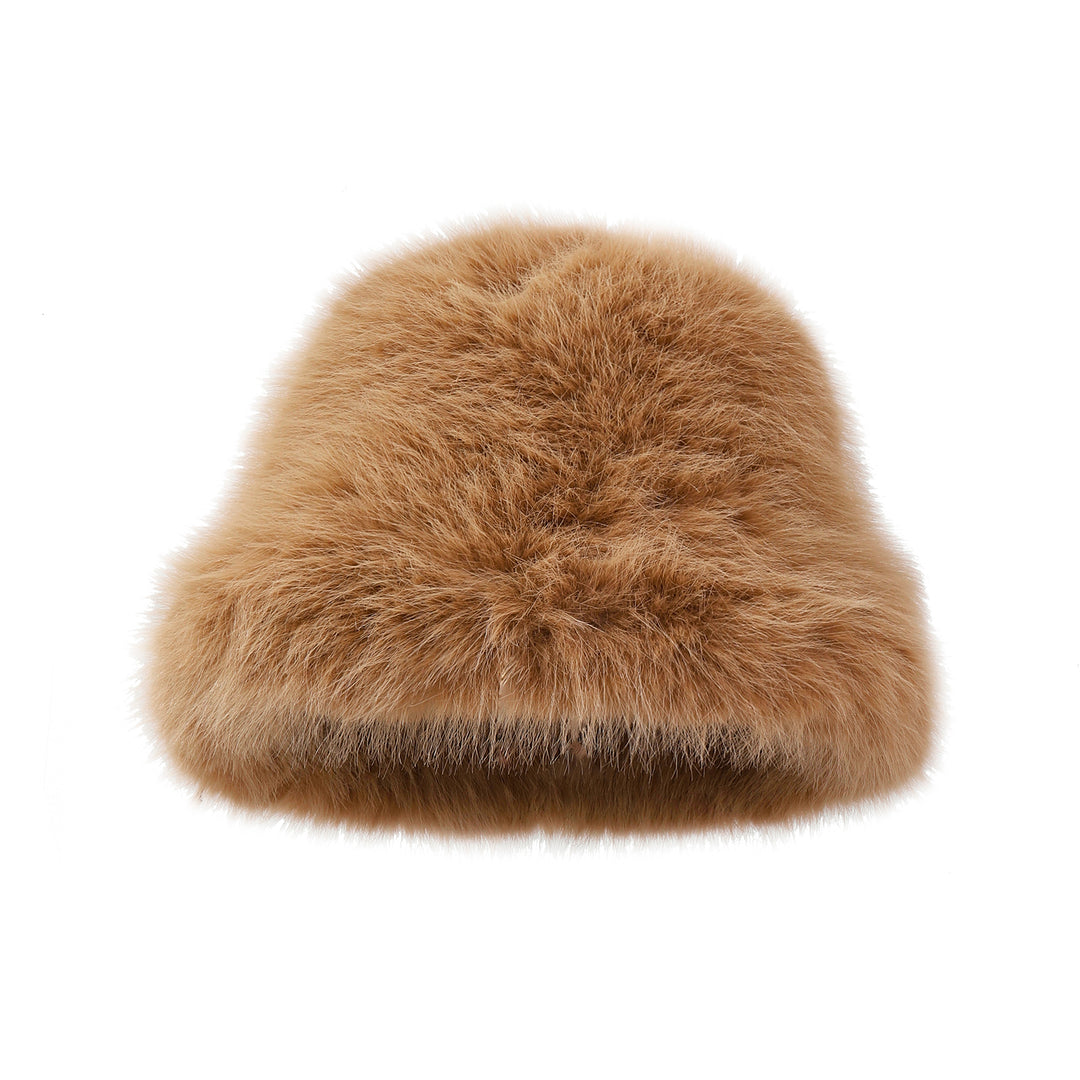Mink Touch Winter Hat - Brown
