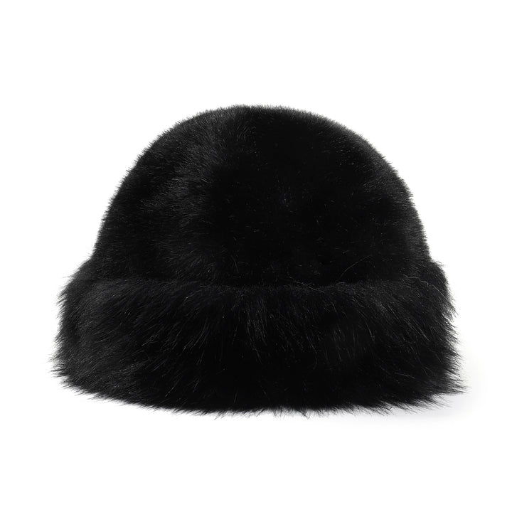 Mink Touch Winter Hat - Black