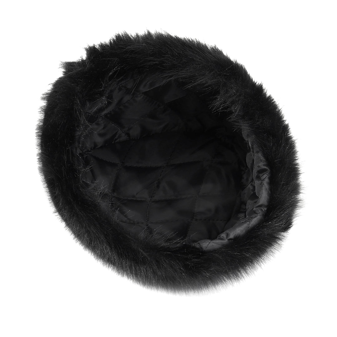 Mink Touch Winter Hat - Black