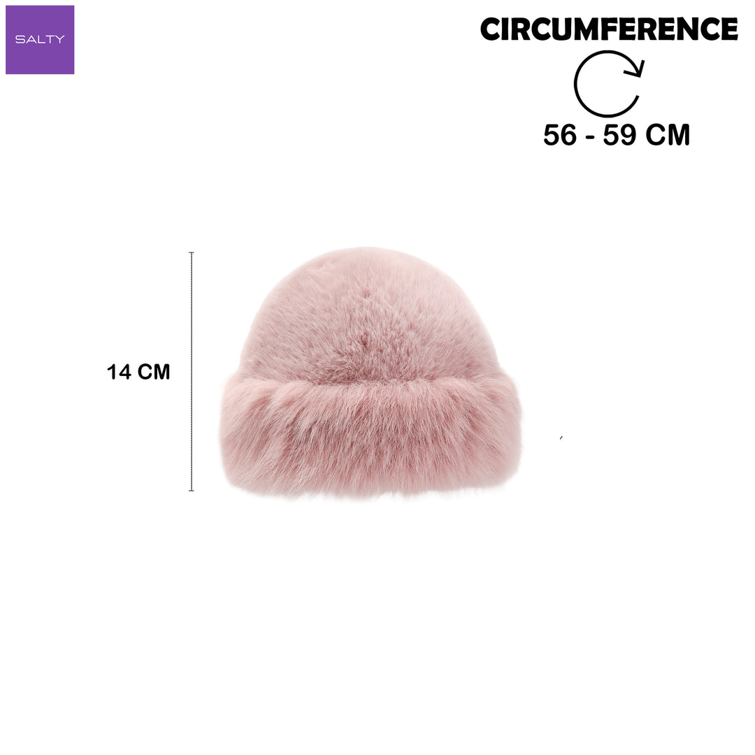Mink Touch Winter Hat - Pink - Salty Accessories