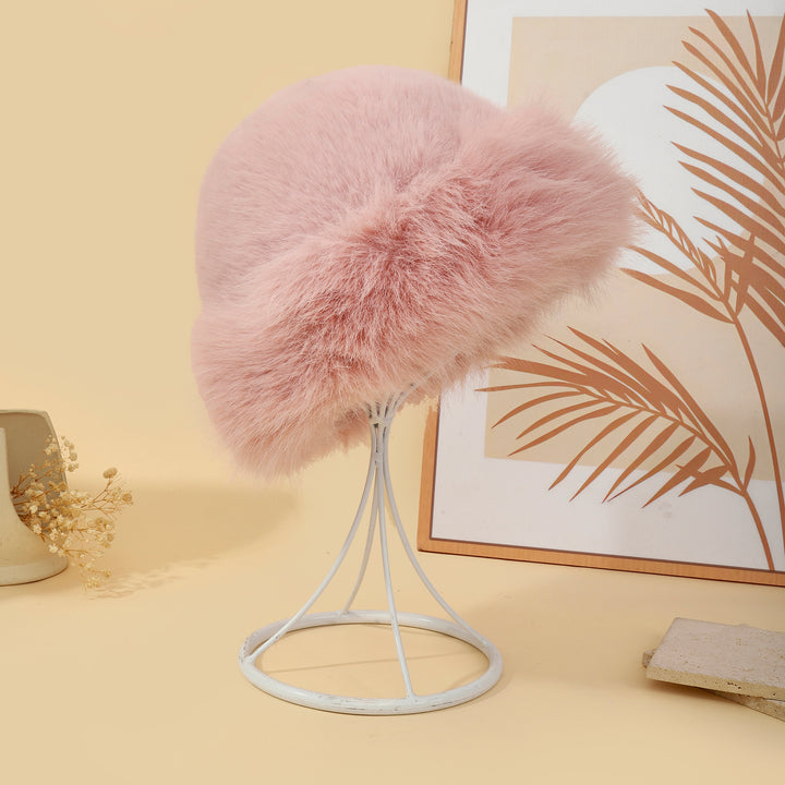 Mink Touch Winter Hat - Pink