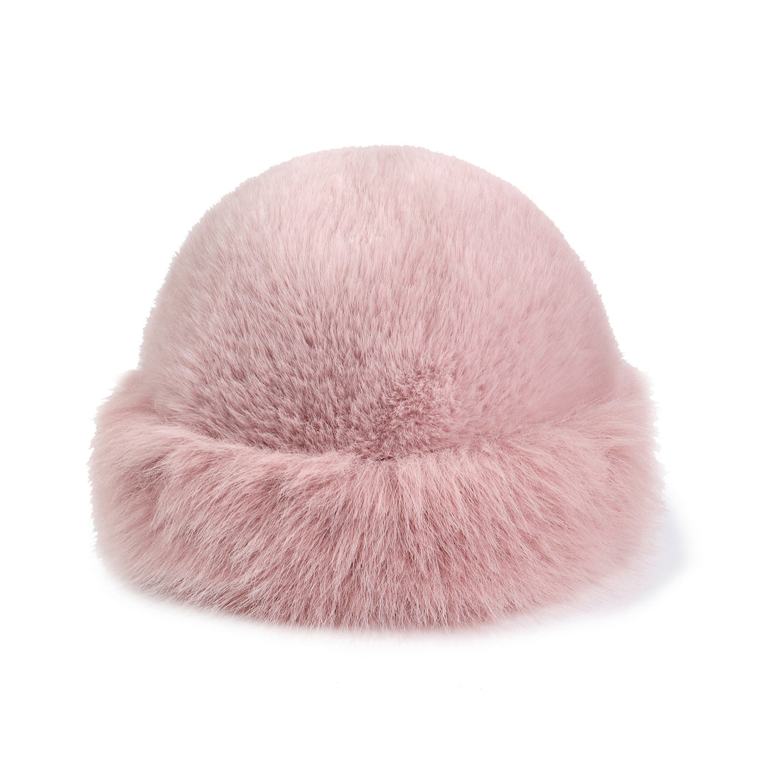 Mink Touch Winter Hat - Pink