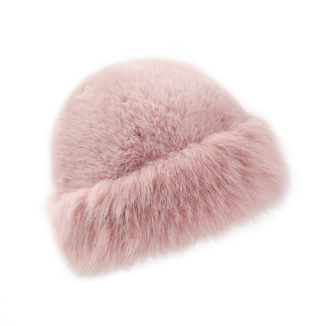 Mink Touch Winter Hat - Pink