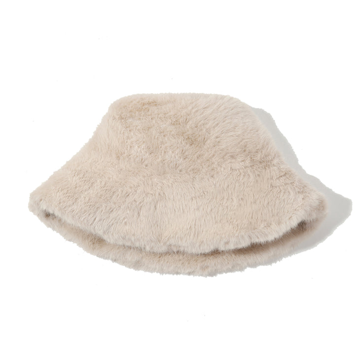 Luminara Plush Bucket Hat - Beige