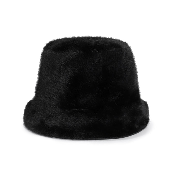 Luminara Plush Bucket Hat - Black