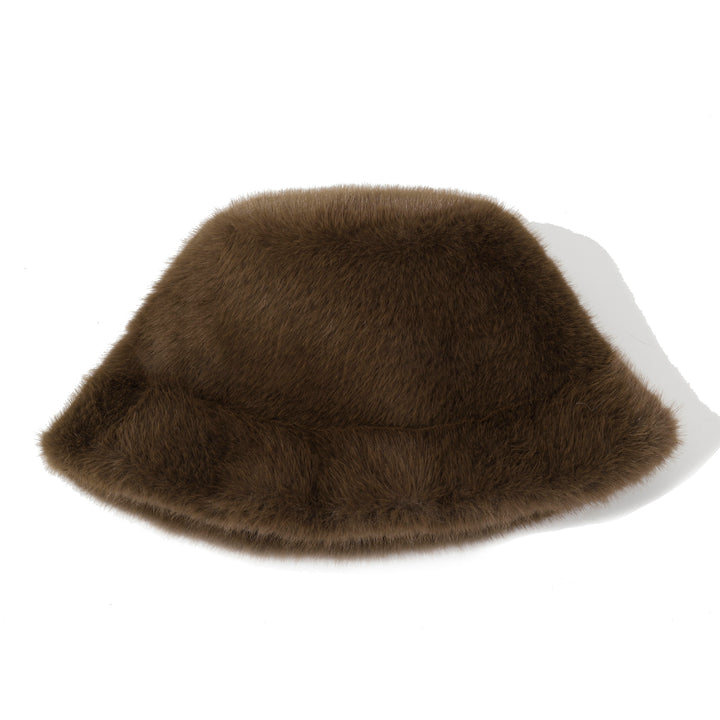 Luminara Plush Bucket Hat - Brown