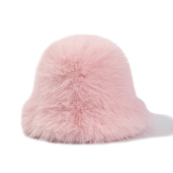 Blush Cloud Faux Fur Hat