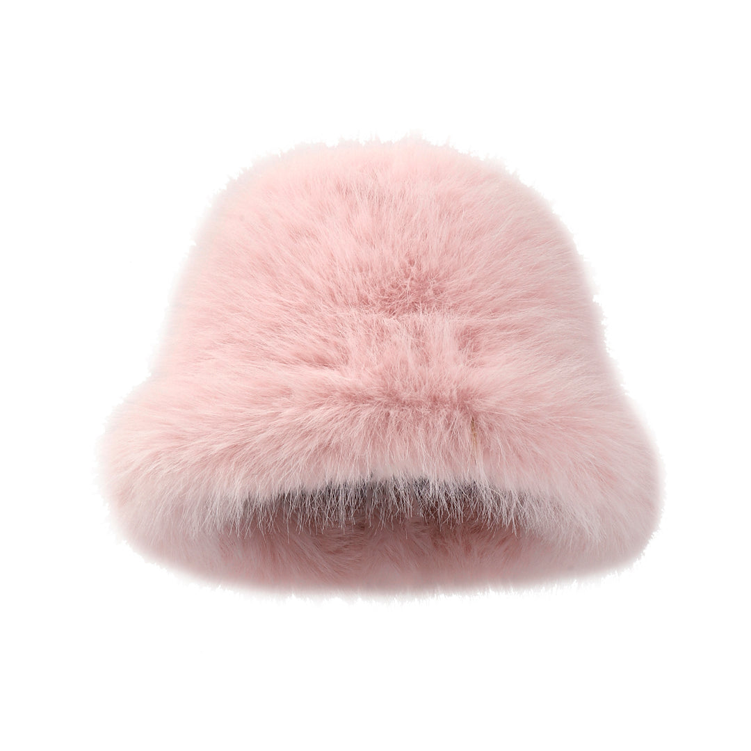 Blush Cloud Faux Fur Hat