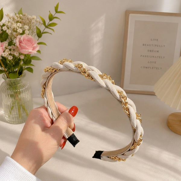 Pearl Crown Twist Hair Band