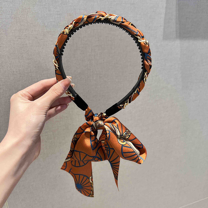 Rust Bow Hair Band
