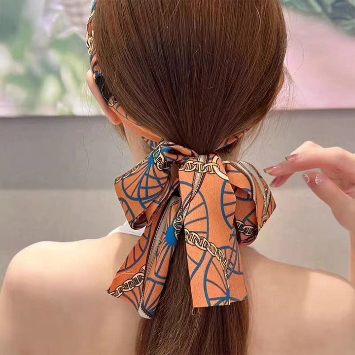 Rust Bow Hair Band