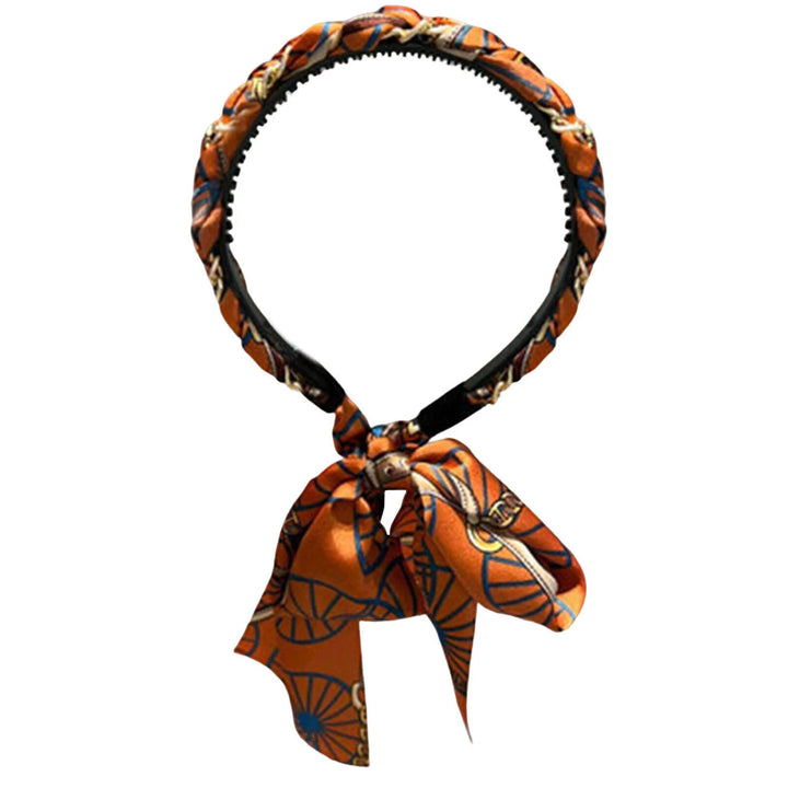 Rust Bow Hair Band