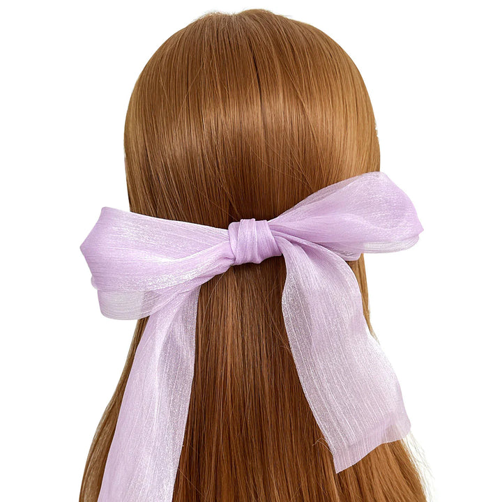 Purple Bow Hair Band