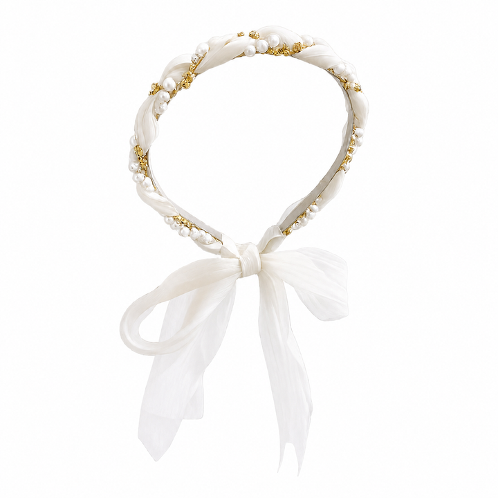 Pearl Bow Hair Band
