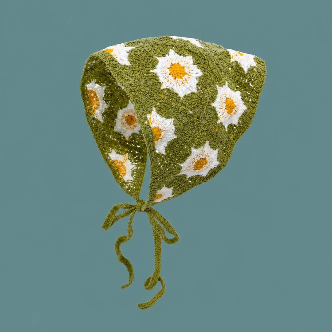 Daisy Sage Hair Bandana