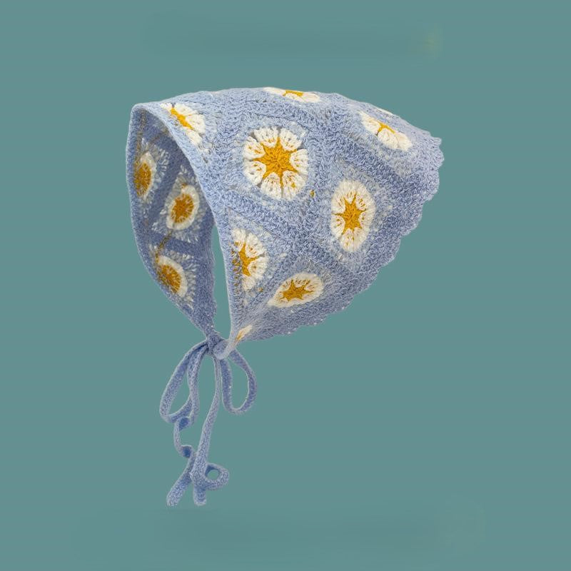 Daisy Blue Hair Bandana