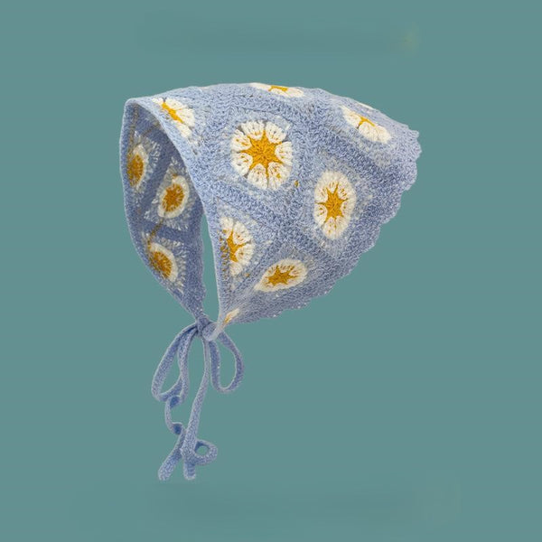 Daisy Blue Hair Bandana