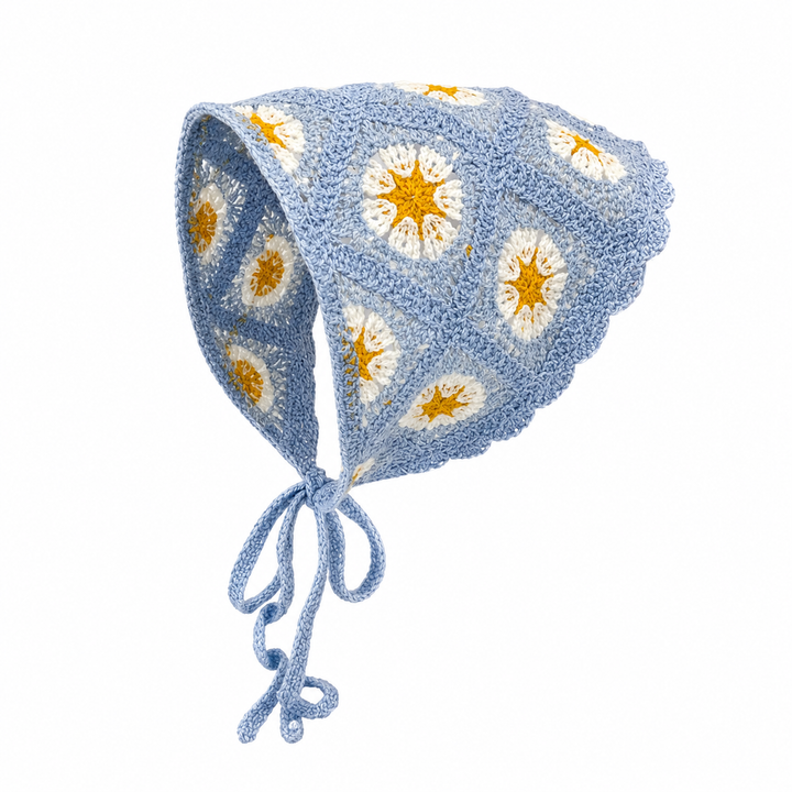 Daisy Blue Hair Bandana