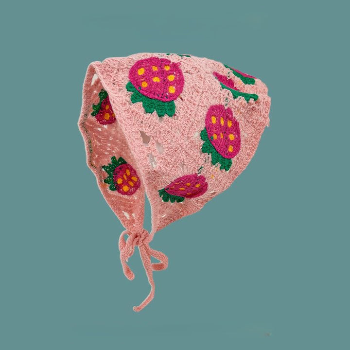 Pink Berry Hair Bandana